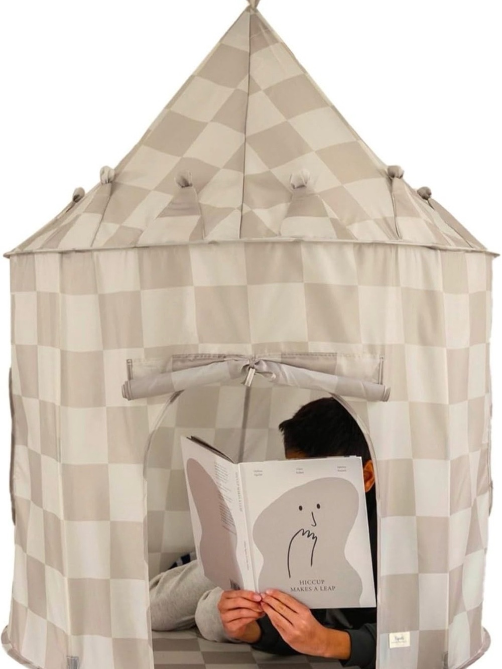 Kids Play Tent Canopy - Beige Check